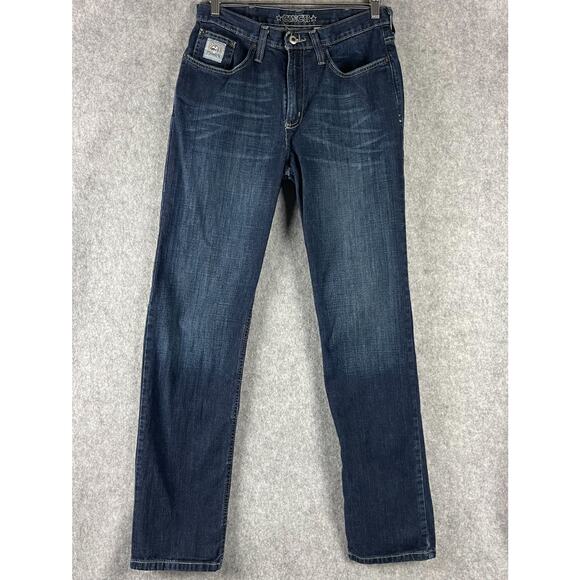 Cinch Silver Label Jean Mens 30x33 Dark Stone Slim Straight Performance Cowboy - Picture 1 of 15